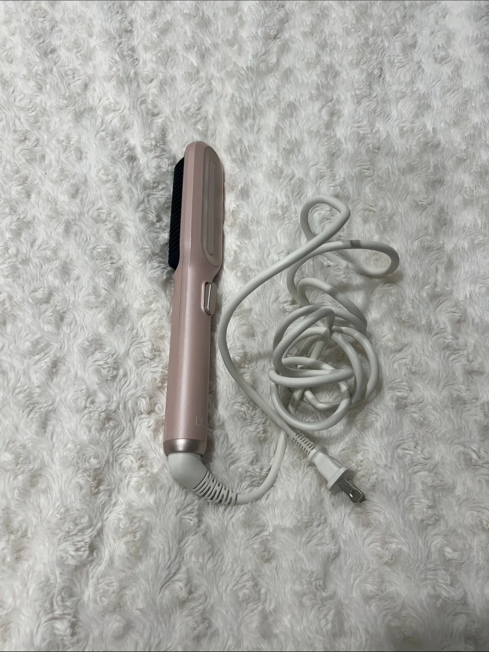 Pink Hair Straightening Brush